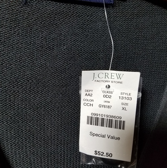 J Crew Factory Cardigan XL NWT - Picture 2 of 5